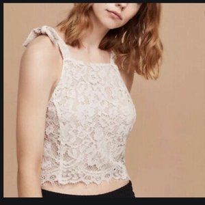 White Lace Aritizia Top